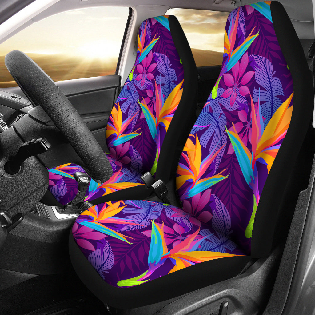 Colorful Plants Car Seat Covers