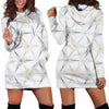 Triangular Stars Womens Hoodie Dress