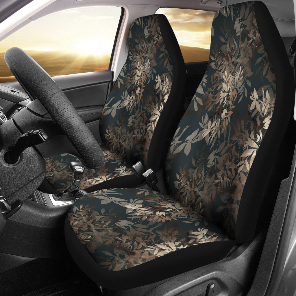 Green Leaves Car Seat Covers