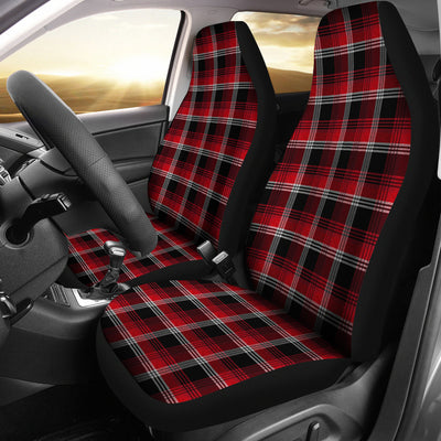 Red Plaid Car Seat Covers