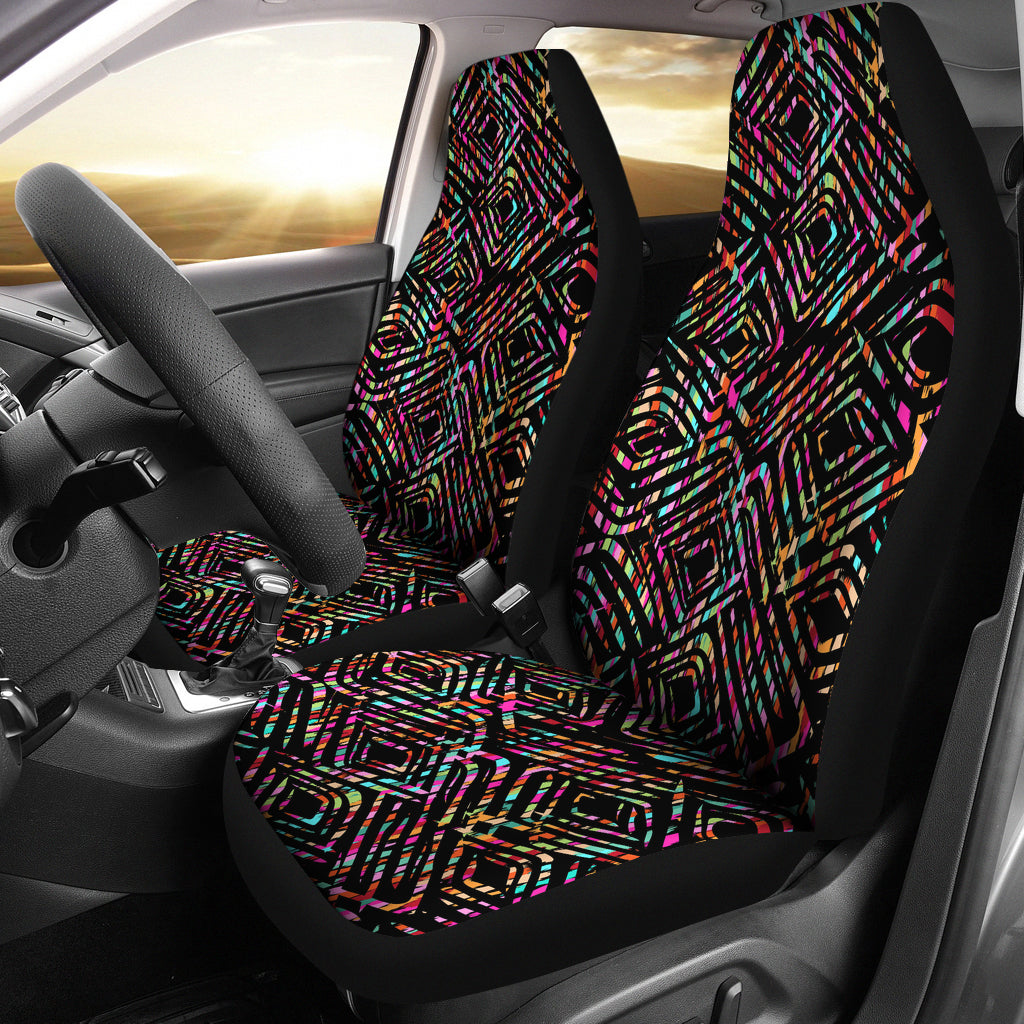 Colorful Abstract Car Seat Covers