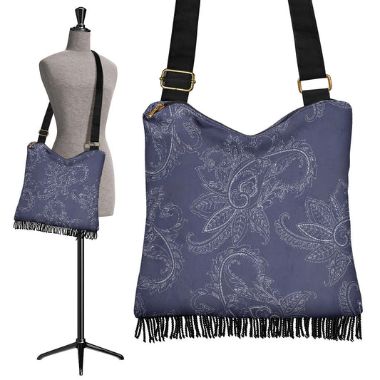 Purple Decor Crossbody Bag