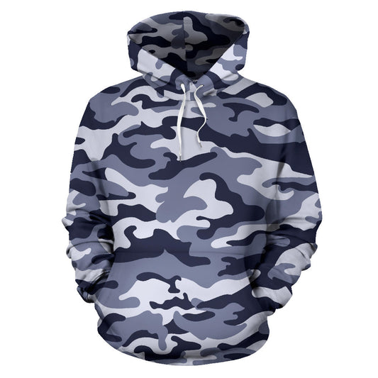Blue Camouflage Hoodie