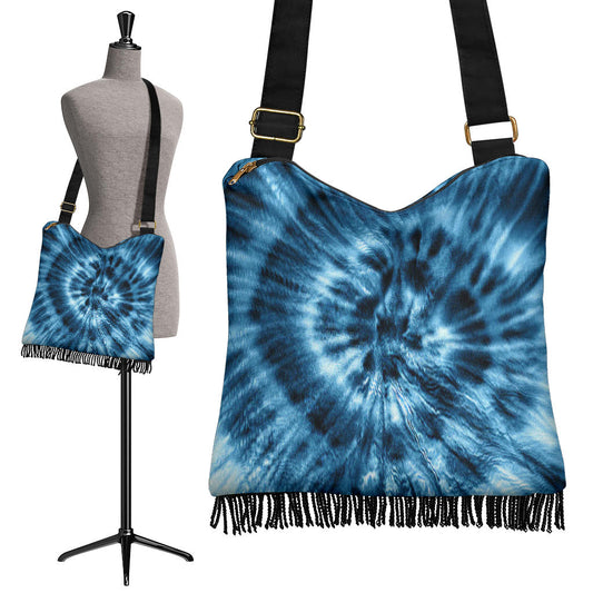 Blue Tie Dye Crossbody Bag