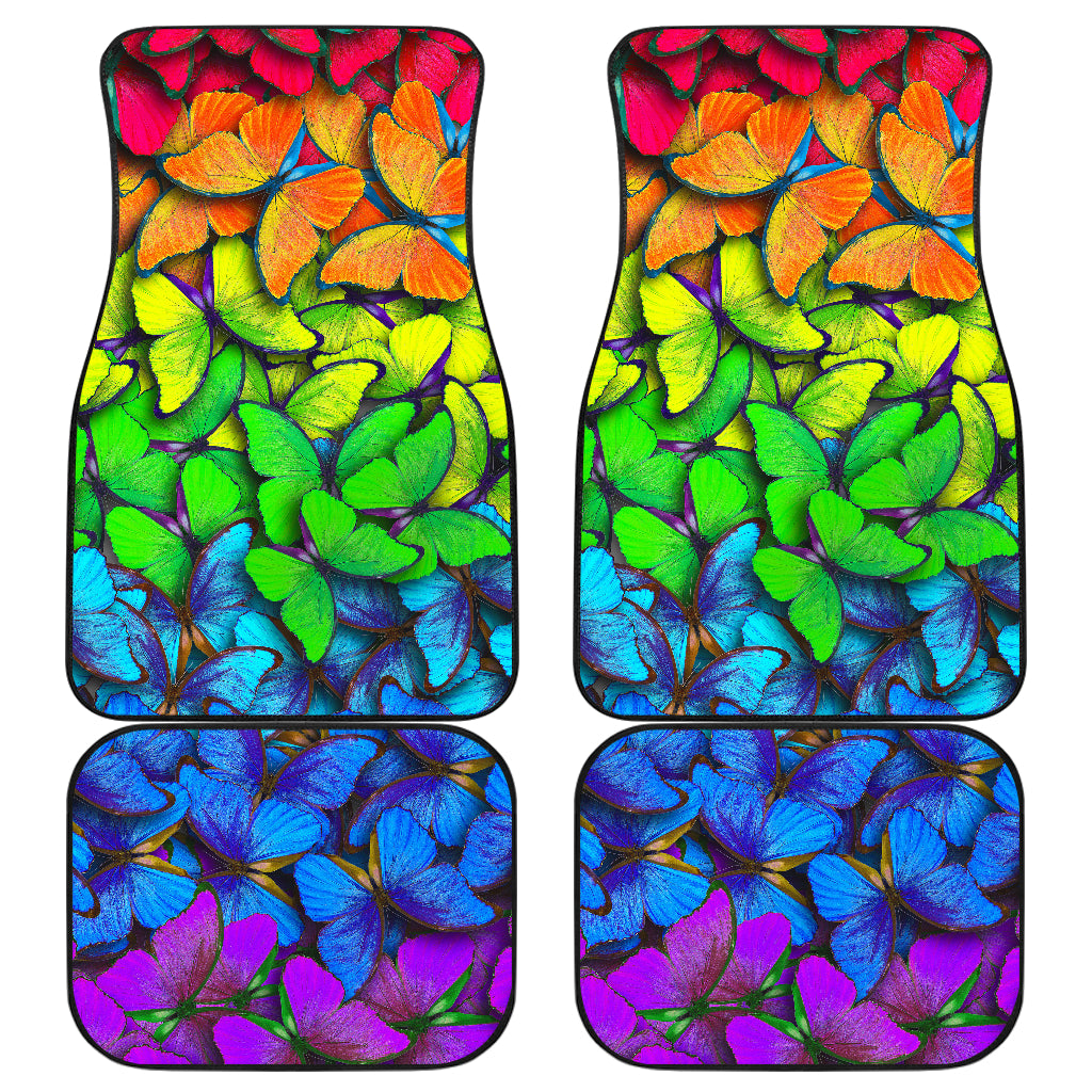 Colorful Butterflies Car Floor Mats