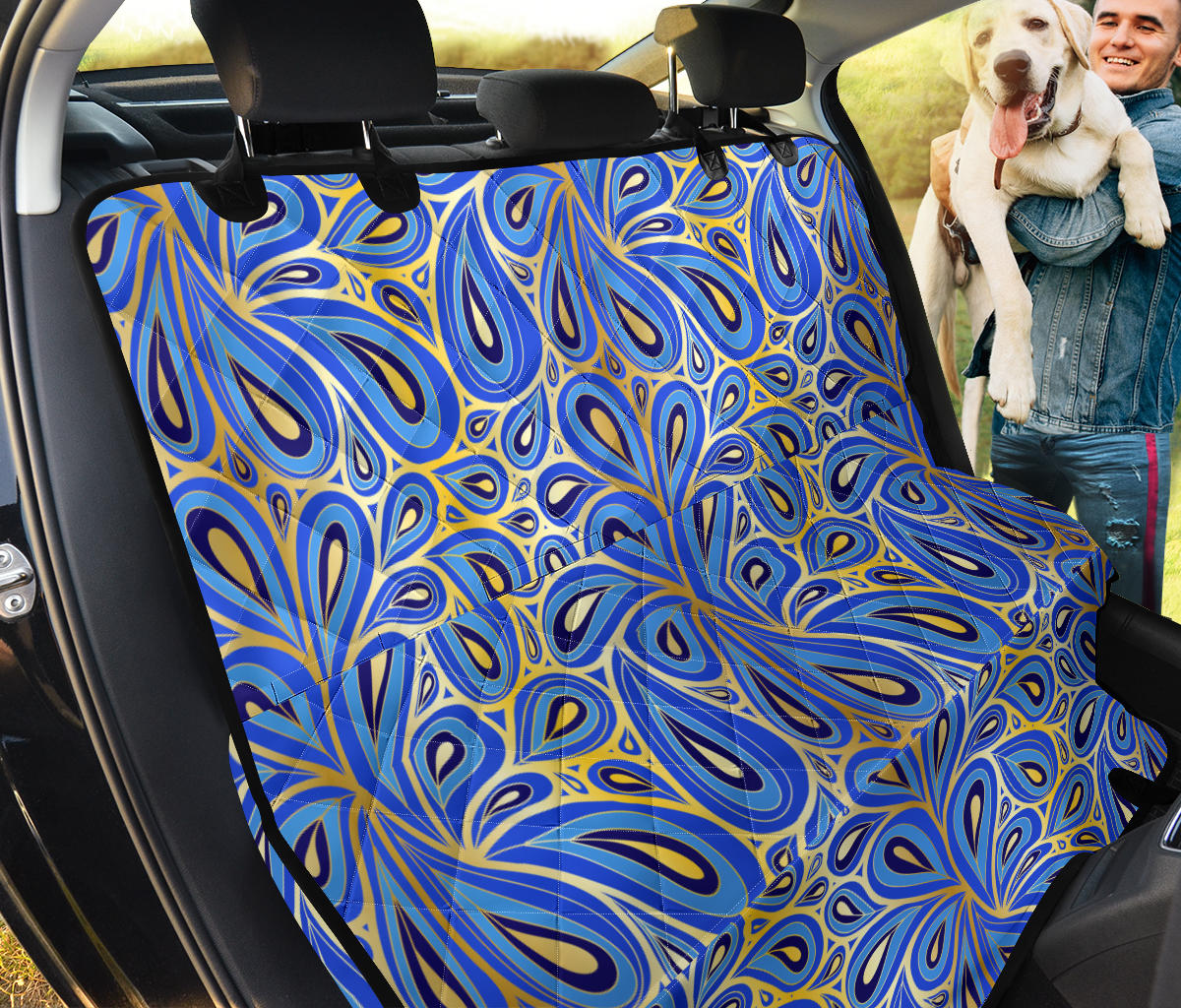 Blue Gold Circles retailer Abstract Art Car Back Seat Pet Cover, Backseat Covers, Car Seat Covers, Car Seat Protector, Car Accessories