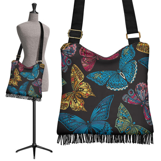 Colorful Butterflies Crossbody Bag