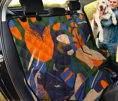 Colorful Plants Car Back Seat Pet Cover