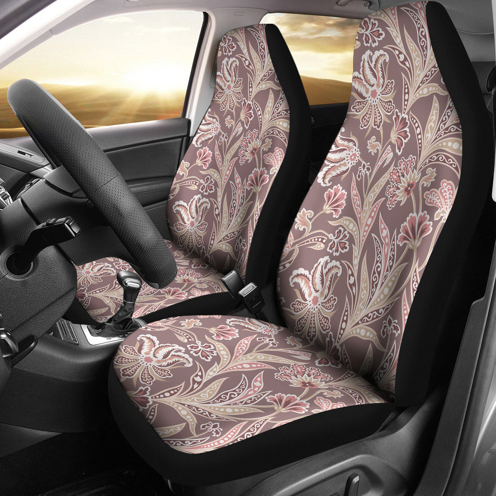 Elegant Floral Decor Car Seat Covers