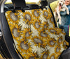 Vintage Sunflowers Car Back Seat Pet Cover