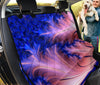 Blue Peach Abstract Car Back Seat Pet Cover