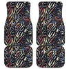 Colorful Animal Print Car Floor Mats