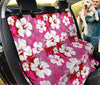 Pink Aloha Flowers Car Back Seat Pet Cover