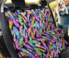 Colorful Feathers Car Back Seat Pet Cover