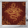 Red Dragon Shower Curtain