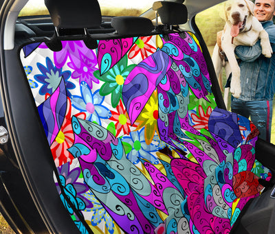 Colorful Decor Car Back Seat Pet Cover