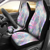 Pink Leaves Zig Zag Car Seat Covers