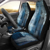 Blue Abstract (3) Car Seat Covers