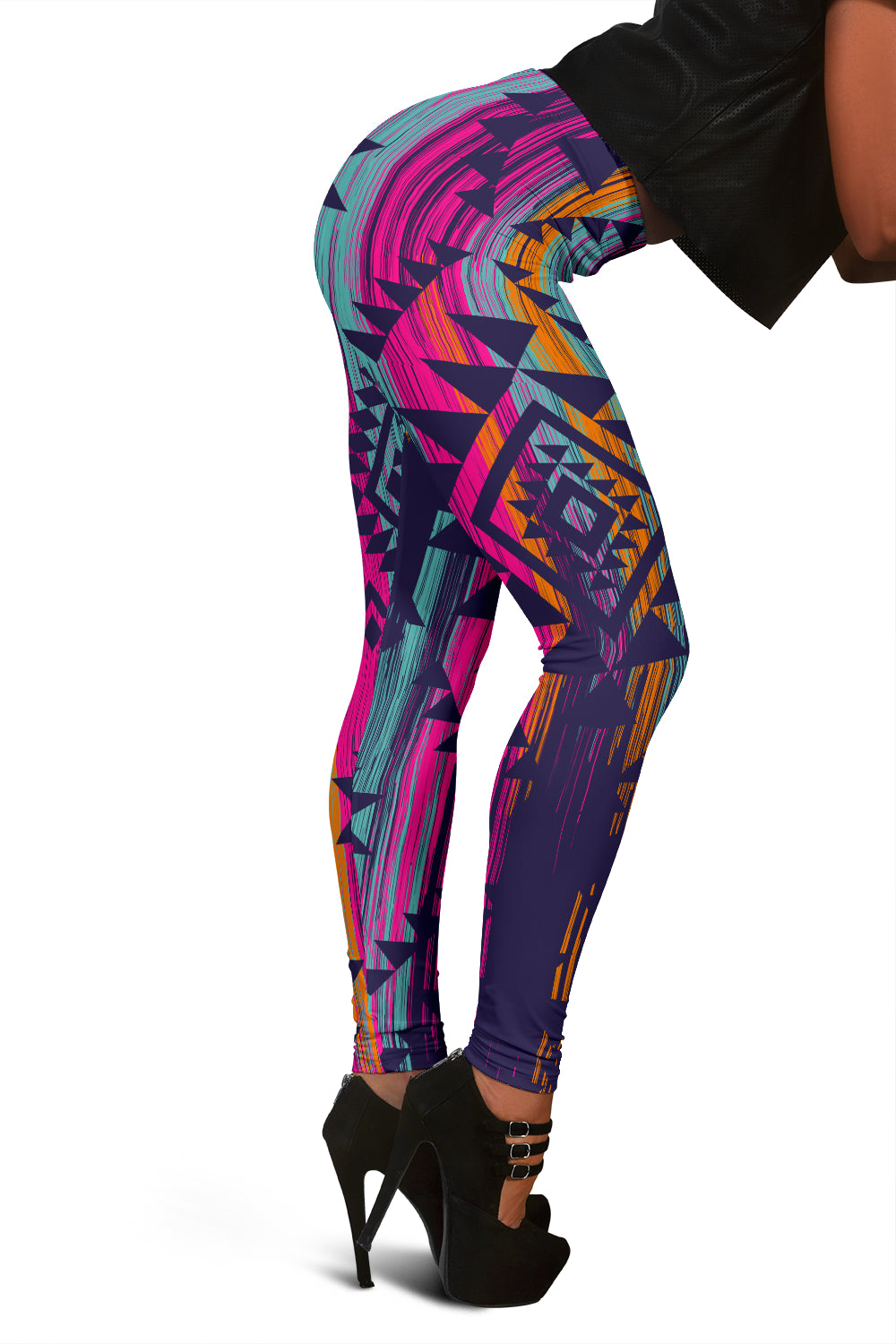 Colorful Boho Aztec Leggings