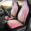 Pink Pastel Abstract Car Seat Covers