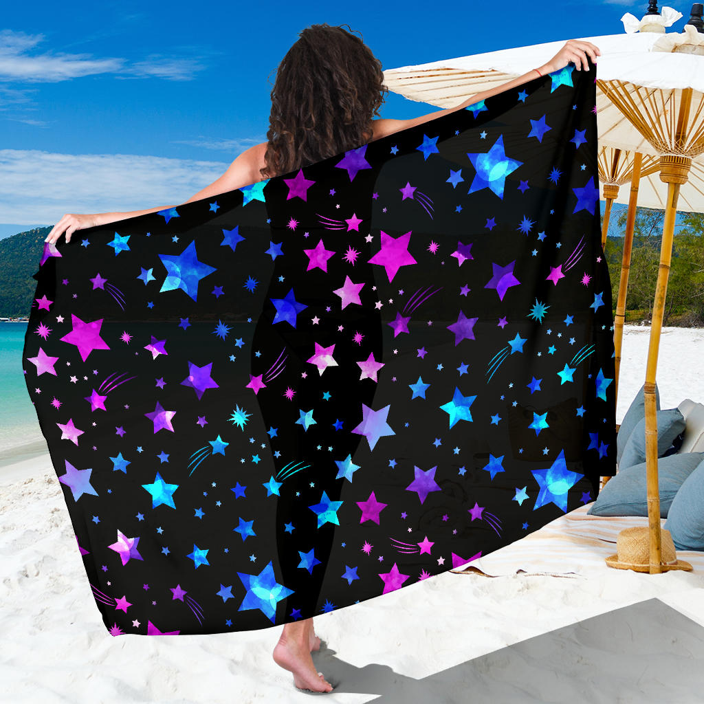 Pink & Purple Stars Sarong