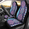 Blue Purple Persian Print Car Seat Covers