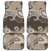 Brown Decor Car Floor Mats