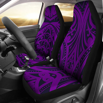Purple Tribal Polynesian Car Seat Covers