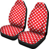 Red Polka Dot Car Seat Covers