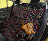 Colorful Abstract Car Back Seat Pet Cover