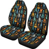 Colorful Guitars Pattern Car Seat Covers
