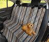Vintage Stripes Car Back Seat Pet Cover