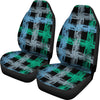 Abstract Plaid Car Seat Covers