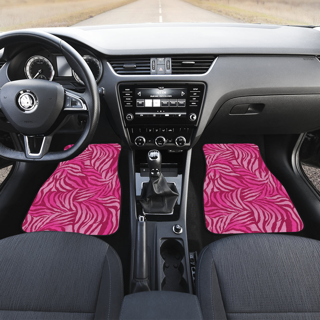 Pink Abstract Car Floor Mats