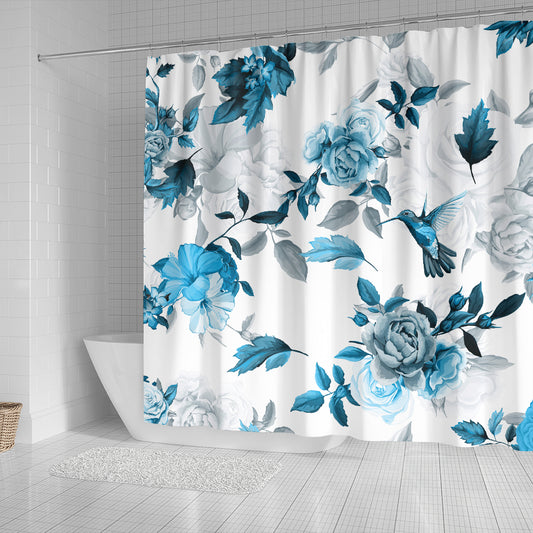 Blue Roses Shower Curtain