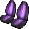 Purple Stripes Car Seat Covers