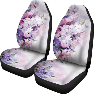 Blue Floral (3) Car Seat Covers