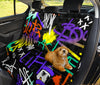 Colorful Graffiti Car Back Seat Pet Cover