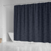 Dark Grey Decor Shower Curtain