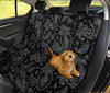 Black Elegant Decor Car Back Seat Pet Cover