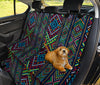 Colorful Ethnic Car Back Seat Pet Cover