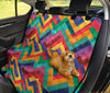 Colorful Abstract Car Back Seat Pet Cover