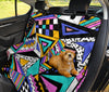 Colorful Abstract Triangles Car Back Seat Pet Cover