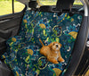 Elegant Floral Decor Car Back Seat Pet Cover