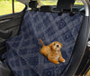Elegant Plaid Car Back Seat Pet Cover