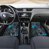 Blue Graffiti Car Floor Mats