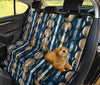 Abstract Circle Stripes Car Back Seat Pet Cover