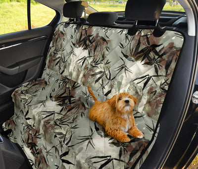 Abstract Leaves Car Back Seat Pet Cover