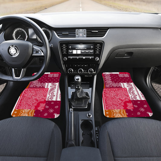 Bandana Patchwork Car Floor Mats