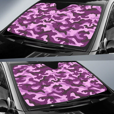 Purple Camouflage Car Sun Shades